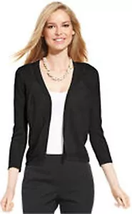 NEU Damen S Small Tunika Pullover schwarz Bolero Shrug Charter Club M25 - Bild 1 von 3