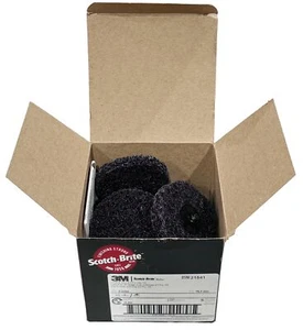 (10) 3M 21541 Scotch Brite 3" TR Roloc pulito e a strisce XT PRO disco extra grossolano - Foto 1 di 4