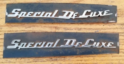 Emblemas especiales de guardabarros de lujo 1949 Plymouth Chrysler Dodge Mopar DeSoto 49 50 Foto 1 de 4