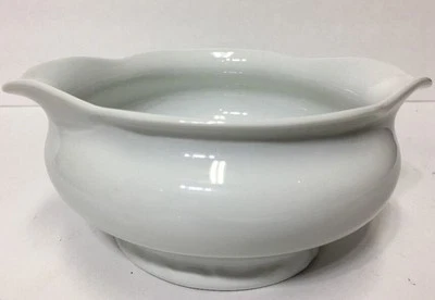 Schmidt Brasil Gravy Boat White Porcelain Bowl Dish Brazil 3”x6” - Image 1 of 4