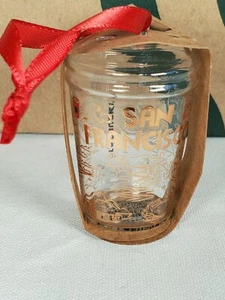 2021 Starbucks SAN FRANCISCO Been There Glasornament Urlaubsbecher Weihnachtstasse - Bild 1 von 7