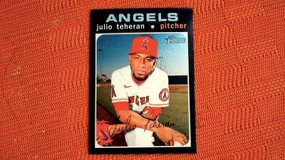 2020 Topps Heritage #THC-516 Julio Teheran 149/999 Chrome - Image 1 of 2