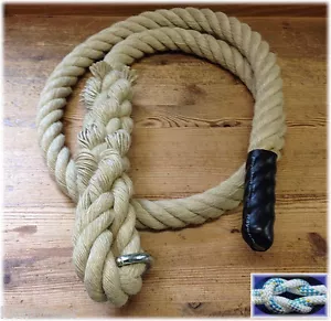 Klettertau 6,0 Meter Polyhanf 35mm Hangelseil, Kletterseil, Turnseil, Fitnesstau - Bild 1 von 1