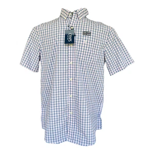 Camisa para hombre Chaps manga corta fácil de usar fácil cuidado - Imagen 1 de 3