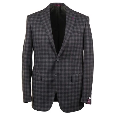 Abrigo deportivo Sartoria Partenopea ajuste moderno a cuadros en capas lana-cachemira 40R Eu50 Foto 1 de 4