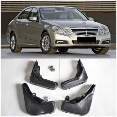 Mud Flaps Splash Guard Fender For 2009-2013 Mercedes Benz E Class W212 Sedan Foto 1 de 2