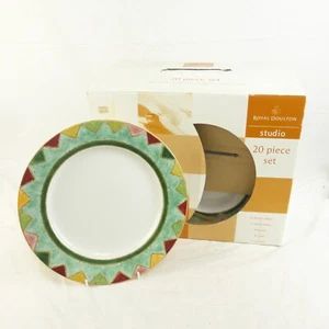 20 teiliges Royal Doulton Japora Geschirrset Teller Schüsseln Tassen Untertassen - Bild 1 von 22