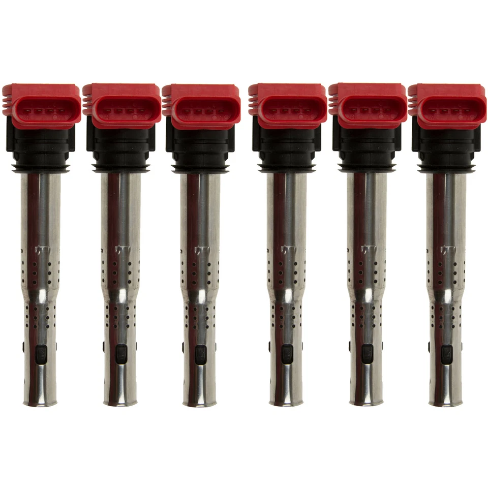 Комплект из 6 катушек зажигания Denso для Audi A6-A8 Q Porsche Panamera VW Touareg 3,0 л - Изображение 1 из 1