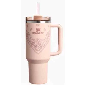 Vaso Stanley Mesa Rosa Vaquero Caracola Floral Apagador H2.0 Estado Fluvial 40 OZ - Imagen 1 de 5