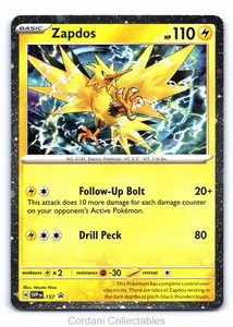 Zapdos SVP157 - SV Black Star Promo - Pokemon Card - Near Mint - Picture 1 of 2