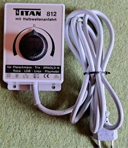 Titan 812 Trafo Fahrregler mit Halbwellenanfahrt - Bild 1 von 3