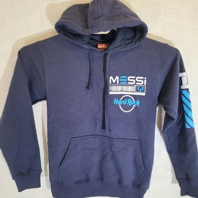 Sudadera Hard Rock Café Para Hombre Mediana Messi Pullover Sudadera con Capucha Fútbol Argentina Foto 1 de 4