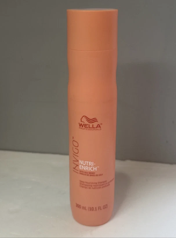 Champú Wella Invigo Nutri-Enrich nutritivo profundo para cabello seco y dañado 10,1 oz Foto 1 de 1
