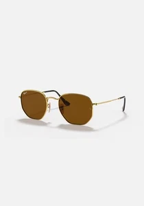 Ray-Ban RB3548N Hexagonal Sunglasses 001/33 Brown Lens 51mm | Brand New ✅ | - Picture 1 of 6