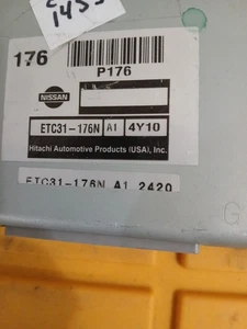 2005 Nissan Altima Transmission Control Module #ETC31-176N A1 - Picture 1 of 2