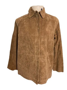 Vintage 1960s Vantage Men's Suede Jacket Mocha Large NWT - Picture 1 of 7