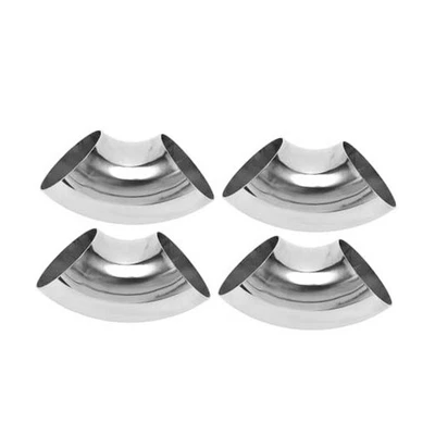  4 Piezas 90 Grados Mandril Doblado Codo Coche Tubo de Escape Tubería 2.75" OD Foto 1 de 4