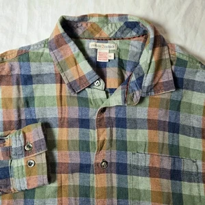 Camisa Carbono 2 Cobalto Manga Larga Camisa Abotonada Talla Mediana Franela Cuadros Informal - Imagen 1 de 8