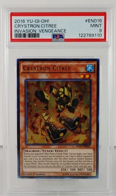 Crystron Citree - INOV EN016 - Ultra Rare - 2016 - PSA 9  (POP 1) - Image 1 of 2