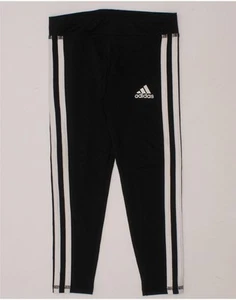 Leggings ADIDAS bambina Climalite 3-4 anni nero poliestere YL12 - Foto 1 di 3