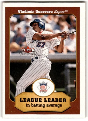 2001 Fleer Tradition Vladimir Guerrero #383 Montreal Expos - Image 1 of 2