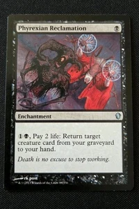 1x Phyrexian Reclamation 88/356 Commander 2013 MTG Light Play Uncommon Non Foil - Picture 1 of 2
