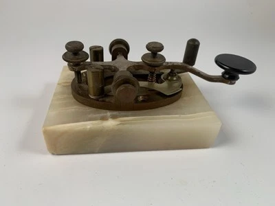 Antique Western Electric telegraph key  1A AT&T CO.  Morse Code Straight Key - Image 1 of 4