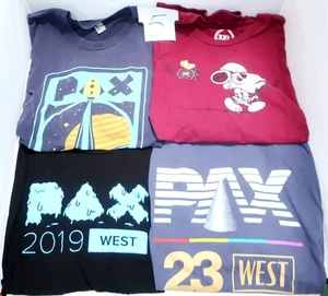 4 PAX CONVENTION / GEEK T-SHIRTS Paket Größe 3X 2018 Saturn Slime Star War SET #5 - Bild 1 von 4