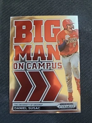 Daniel Susac BIG MAN ON CAMPUS #BMC-DS 2022 Panini Prizm Draft Picks Arizona - Image 1 of 2
