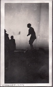 VINTAGE FOTO HERREN SILHOUETTE MODE NANTUCKET MASSACHUSETTS ALTES FOTO - Bild 1 von 1