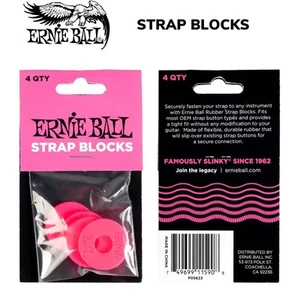 Blocchi Cinturino per Chitarra Ernie Ball 4 Basso Elettrico-Acustico ROSA 5623 - Foto 1 di 11