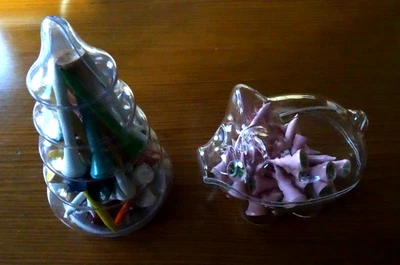 2 x Golftees, Golf, Christbaum, Glücksschwein, Geschenk, Weihnachten, Silvester - Bild 1 von 2