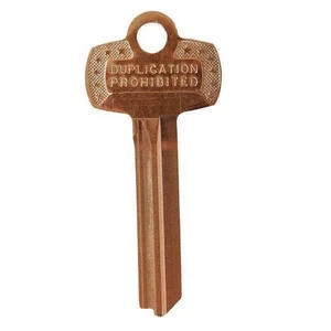 Best Key Blank, Type C,Brass 1A1C1KS473KS800 Best 1A1C1KS473KS800 887838193070 - Picture 1 of 1