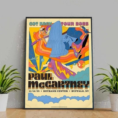 Paul McCartney Got Back in Buffalo New York November 14, 2025 Poster
