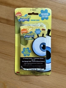 SpongeBob Schwammkopf 2009 Topps Serie 1 Sealed Blister Booster Pack - 2 Packs - Bild 1 von 2