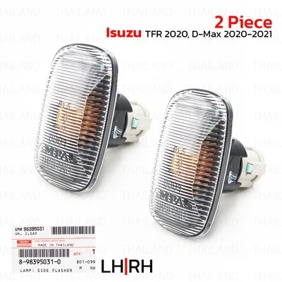 Fits Isuzu/Holden D-Max Dmax TFR 2020 '21 Pair Clear Side Indicator Lamps - Image 1 of 4