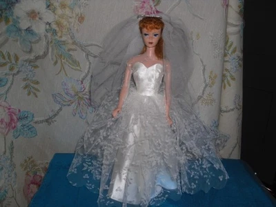 Barbie cola de caballo años 60 con conjunto de día de boda 1959-1962 Foto 1 de 4