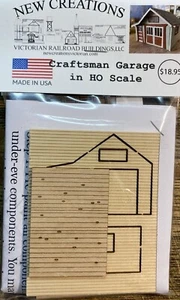 Craftsman Garage HO Scale Craftsman Kit - Picture 1 of 6
