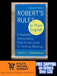 Robert's Rules in Plain English 2nd Edition by Doris P. Zimmerman (2005, Paperba - Imagen 1 de 23