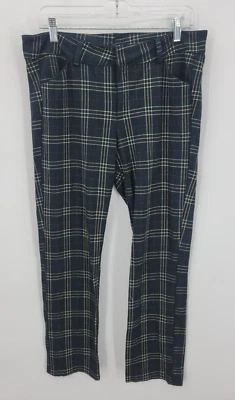 KUT from the Kloth Pants Womens 10 Black Paid Straight Leg Stretch Academia - Image 1 of 4