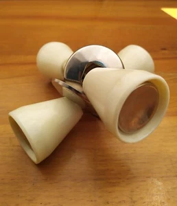 Vintage Soviet Door Handle interior USSR os set 2 pieces - Picture 1 of 16