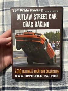 Outlaw Street Car Drag Racing - 2010 Ultimate 4 DVD Collection - 10” Wide Racing - Picture 1 of 5