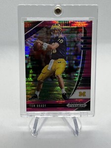 2020 Panini Prizm Draft Picks Tom Brady Pink Pulsar