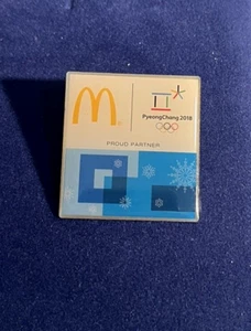 2018 PyeongChang Olympische Winterspiele/McDonalds SPONSOR PIN/DATIERT/GOLDENE BÖGEN - Bild 1 von 2