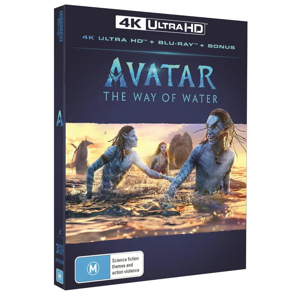 BRAND NEW Avatar : The Way Of Water (4K UHD Blu-Ray, 2023) Movie James Cameron - image 1 of 1