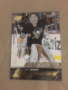 2015-16 Upper Deck Matt Murray Young Guns EXCLUSIVES Rookie RC 16/100 Penguins - Picture 1 of 2