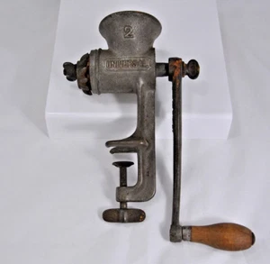 Molinillo universal vintage n.o 2 de carne de hierro fundido hecha en EE. UU. - Imagen 1 de 5