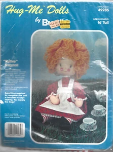Hug-Me Dolls by Bucilla "Ruthie" Ragdoll Kit #49285 16" Tall Vintage Sealed Kit - Picture 1 of 1