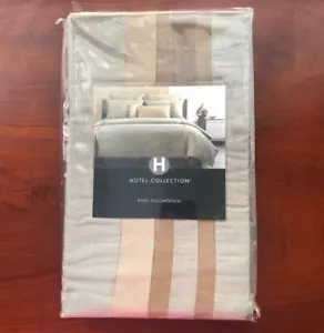 Hotel Collection Metro King Pillow Sham, Taupe / Brown - NWT - Picture 1 of 3