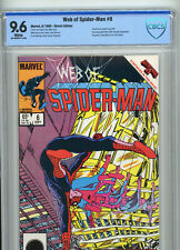 Web of Spider-Man #6 (1985) | CBCS 9.6 NM+ | Appearances by Kingpin  Pres Reagan
